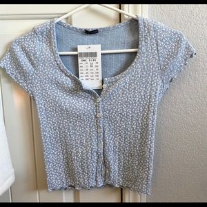 NWT blue floral zelly
